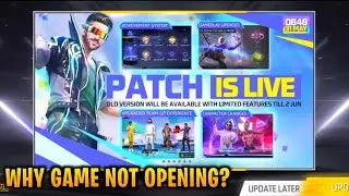 FREE FIRE GAME NOT OPEN TODAY/FREE FIRE NEW UPDATE/FREE FIRE GAME KAB CHALU HOGI/FF NOT STARTING |