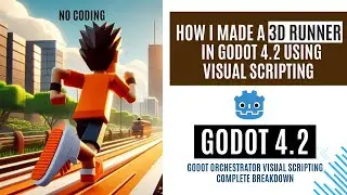 How I Made a 3D Runner using Godot 4.2 Visual Scripting