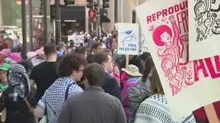 Protests underway in Chicago ahead of DNC