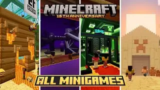 Minecraft 15th Year Anniversary Map - All Minigames (PC, Xbox, PS4, Nintendo, Mobile)