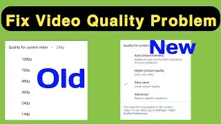 How to fix youtube new video quality option permanently. How to set video quality for all videos.