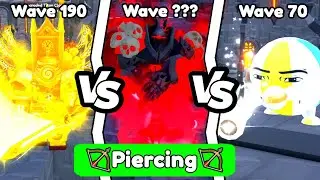 Who Best?!🔥Upgraded Clockman VS Demented Titan VS Beach Ball🤯ENDLESS MODE | Toilet Tower Defense