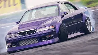 Toyota Mark II JZX100 Drifting. The Drift Tank.