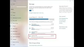 How to quickly remove Windows temporary files in Windows 10 computer #speedup