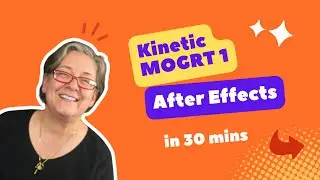 Master Kinetic Mogrts In Minutes: Easy Tutorial! #aftereffects #premierepro  #motiongraphics