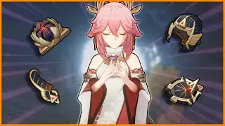 Yae Miko with Gilded Dreams | Genshin Impact