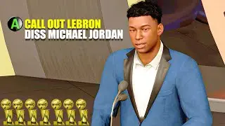 NBA 2K24 LEGENDARY Hall Of Fame Speech! Retiring as the G.O.A.T.