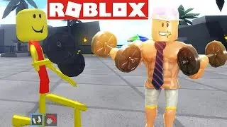 ДРЫЩ КАЧОК ПОКОРЯЕТ ПЛЯЖ | Roblox - Weight Lifting Simulator 3