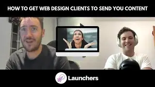 How to get web design clients to send you content