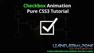 Checkbox Animation Pure CSS3 Tutorial