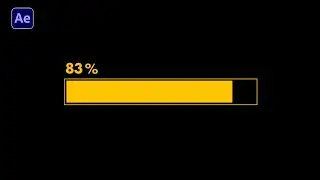 How To Make A Progress Bar In After Effects | Easy Tutorial | Motion graphics