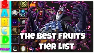 (SUMMER UPDATE) The Best Fruits Tier List in One Fruit Simulator