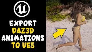 Export Daz3D Animations to UE5 Unreal Engine