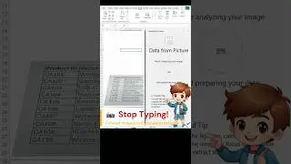 📸 Stop Typing! Convert Images to Excel Instantly ⚡✅ #excel #exceltips #tricks #shorts #viralvideo