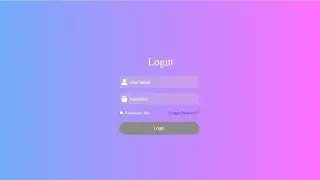 How to Create a Login Page Using HTML and CSS