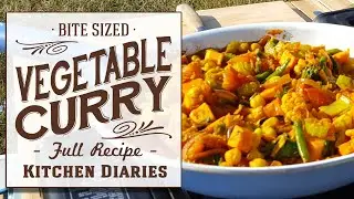 ★ Veganuary: Sweet Potato & Chickpea Curry Recipe - No Oil (Kitchen Diaries, Homegrown Ingredients)