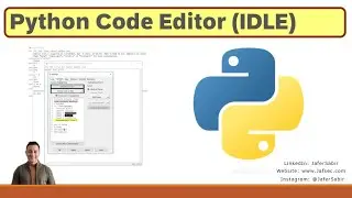 Using Python and Python Default Code Editor (IDLE)