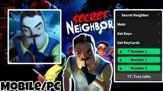 📥Roblox script hack📥|🧔map secret neighbor🧔|script made by Tora IsMe|mobile/PC|Lion Kc Lee