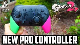 NEW Switch Splatoon 2 Pro Controller Unboxing + vs. OG Pro Controller