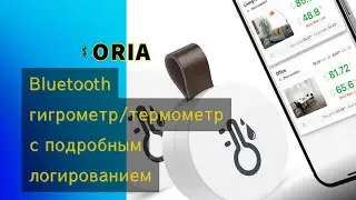 Bluetooth Термометр и Гигрометр ORIA с подробным логированием