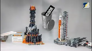 LOTR Barad-dûr & NASA Artemis SLS, and why the LEGO Icons theme should be discontinued