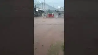 Water Rushes Through Liberty, Pennsylvania After Debby Flooding