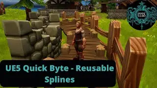 Unreal Engine 5 Tutorial - Reusable Splines (Intermediate) #unrealengine #unrealengine5