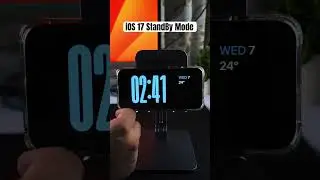 iOS 17 brings new StandBy feature to iPhones. It displays glanceable information and cool widgets!