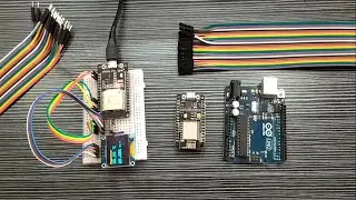 Interfacing SHT3x with Arduino, ESP8266, ESP32 & displaying values on OLED Display