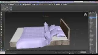 3dsmax tutorial : bedcover part _2 using cloth,ffd