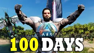 I Played 100 days of Ark Survival Ascended [slightly moded]