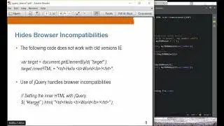 jQuery Basics I Part 1