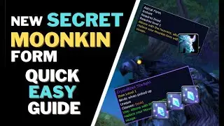 How To Get: ASTRAL MOONKIN form! - WoW, Season of Discovery