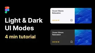 Light and dark modes in Figma