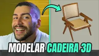 Como MODELAR uma cadeira 3D no Cinema 4D