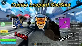 『 Leopard + Godhuman + Spikey Trident 』Combo Leopard Hitkill Blox Fruit