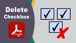 how to remove check box from fillable pdf form in adobe acrobat pro dc