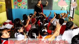 Butterfly-Butterfly|| English Rhyme || Kindergarten Rhyme || with action || poem || Nursery poems