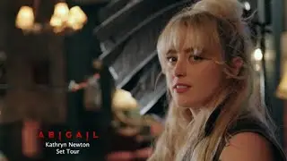 🩸Take a BTS Tour of the ABIGAIL set with Kathryn Newton 🩸