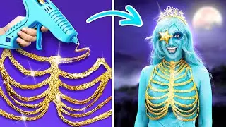 SPOOKY MAKEUP IDEAS FOR PARTY 😱 by 123 GO! Kevin