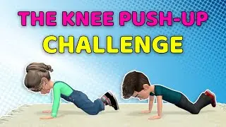 ARMS & CHEST EXERCISES FOR KIDS - 3-Day Knee Push-ups CHALLENGE