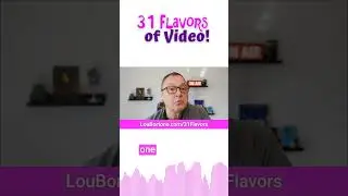 How to crank out a ton of videos in just 31 days! "31 Flavors of Video!"