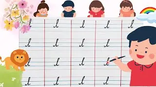 Cursive writing for beginners | learn how to write small cursive letter l |Teaching cursive l 