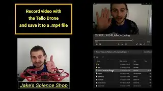 Record Video from the Tello Drone with Python and OpenCV | Save as .mp4 file | Programming Tutorial