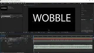 After Effects Intro Lesson - Wobble Animation