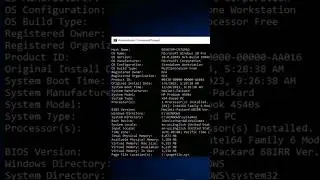 CMD - System Information #windows