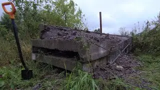 ЖБИ плиты в металлолом. Добываю арматуру