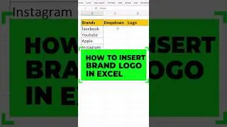 Excel Trick ‼️ Create Dropdown And Insert Brands Logo 🔥