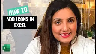 How to add icons in Excel