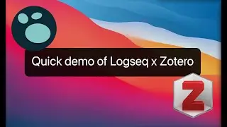 🚀[Fast & Nice] Logseq x Zotero PDF referencing quick demo